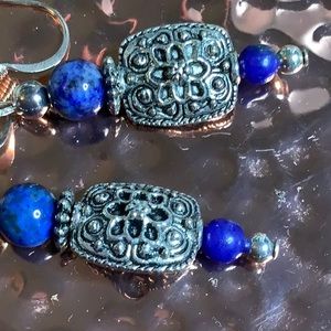 Exquisite Lapis Earrings.
